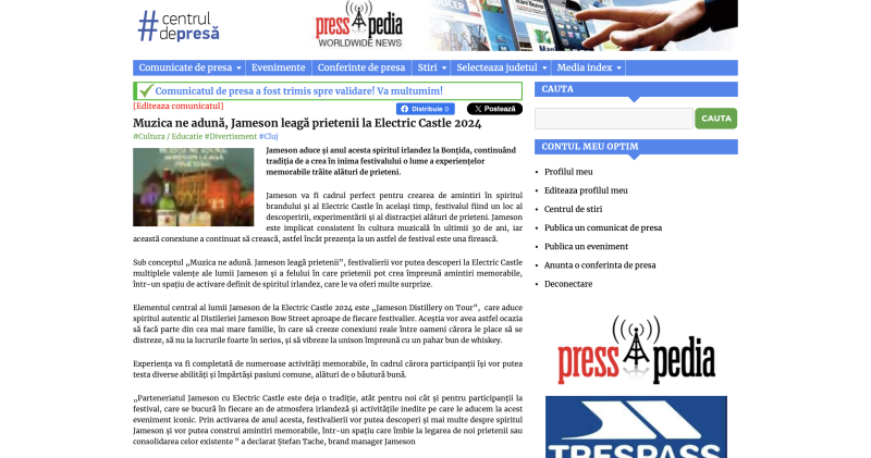 United by Music, Connected by Jameson